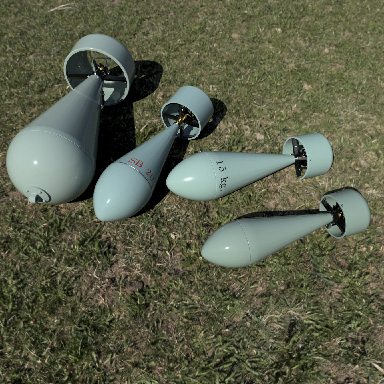 Victory Pack - WW1 Austro-Hungarian Skoda Bombs