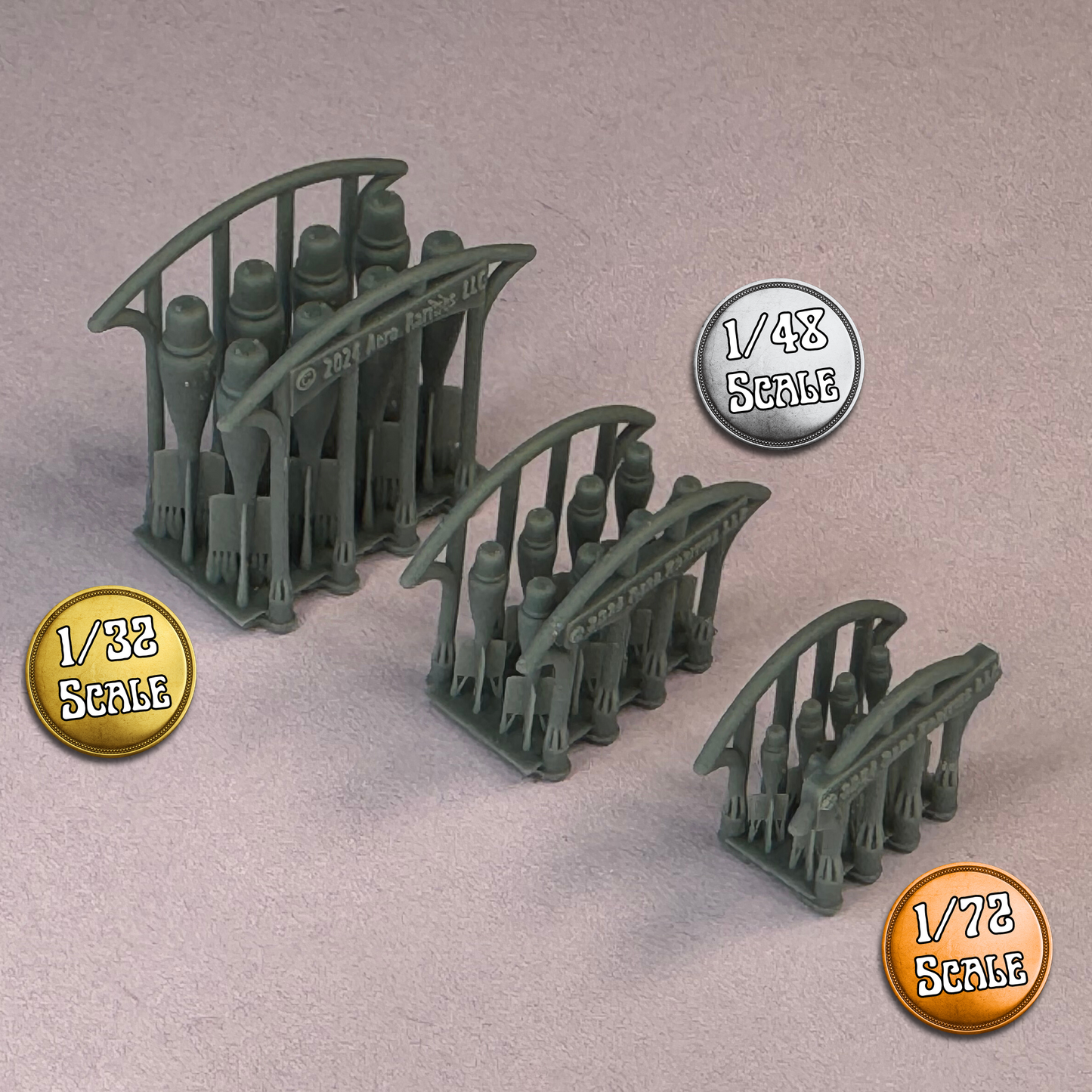 Bomb - WW1 British 20lb Cooper Mk.I (Capped) (Set of 8)