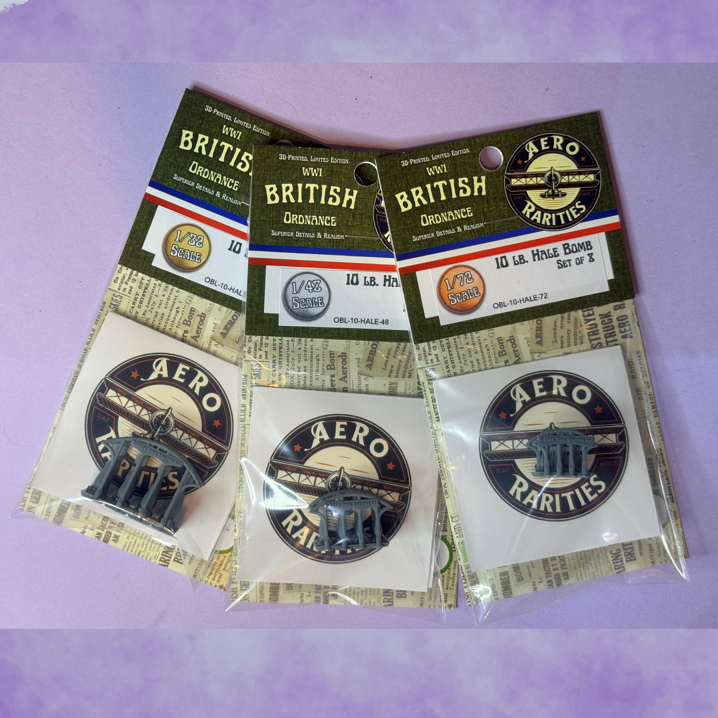 Bomb - WW1 British 10lb Hale (Set of 8)