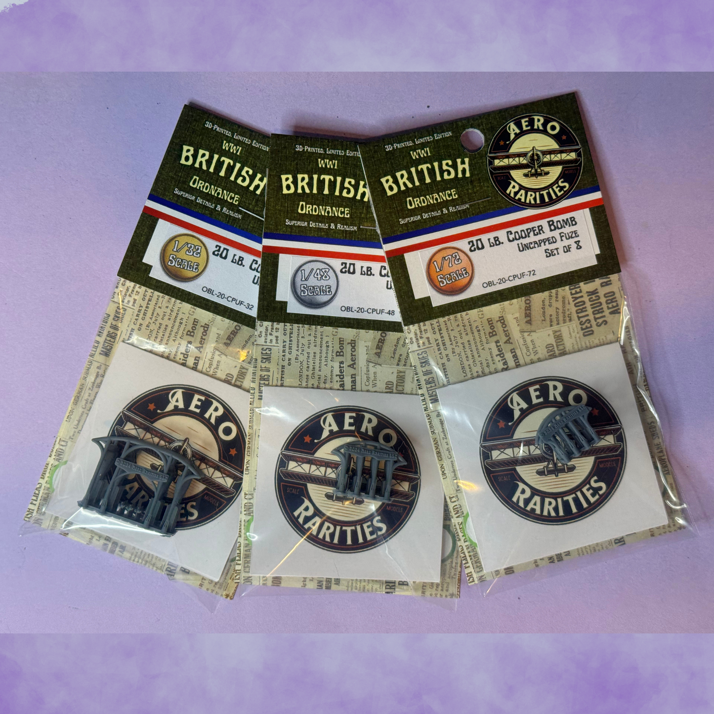 Bomb - WW1 British 20lb Cooper Mk.I (Uncapped) (Set of 8)