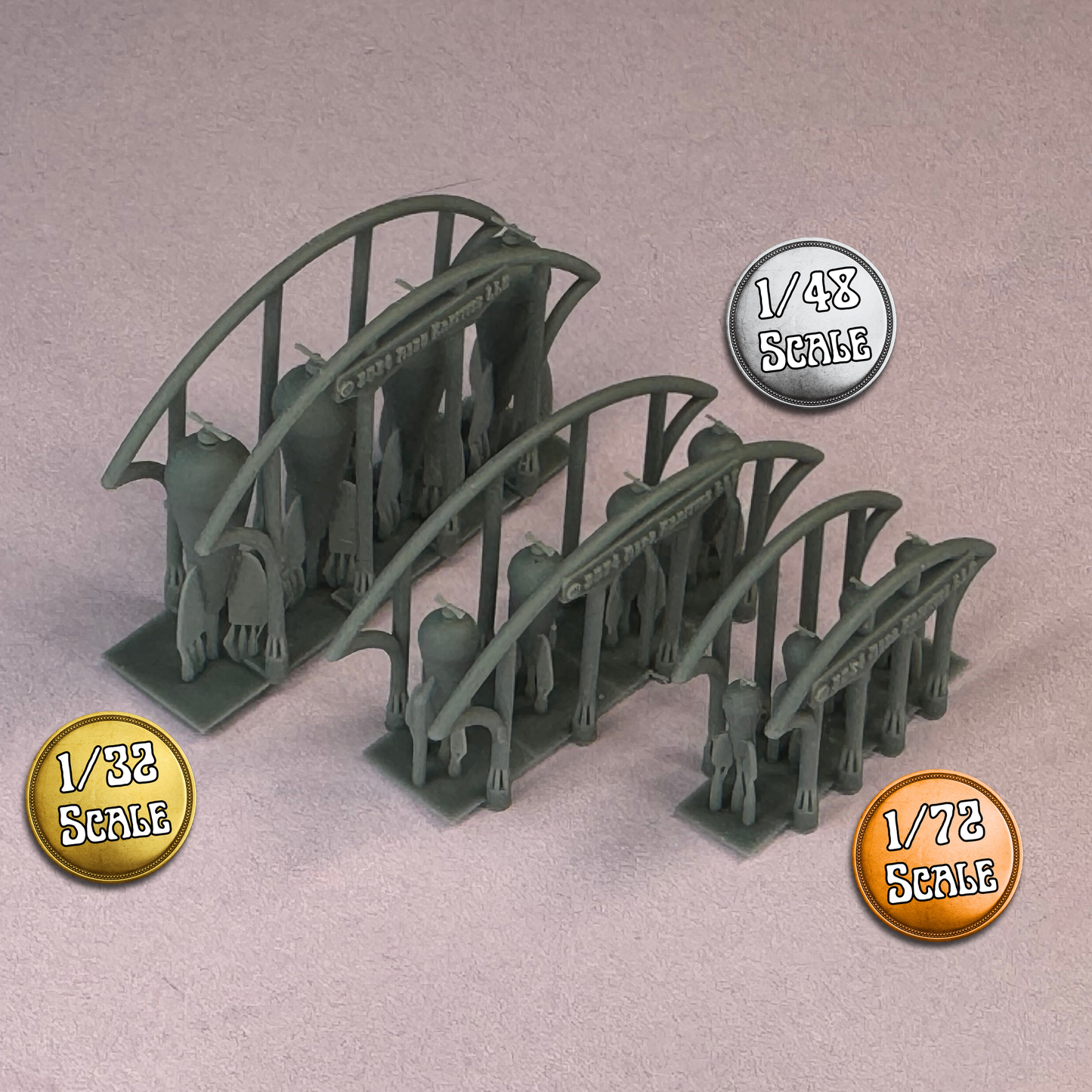 Bomb - WW1 British 40lb Phosphorus Incendiary (Set of 4)