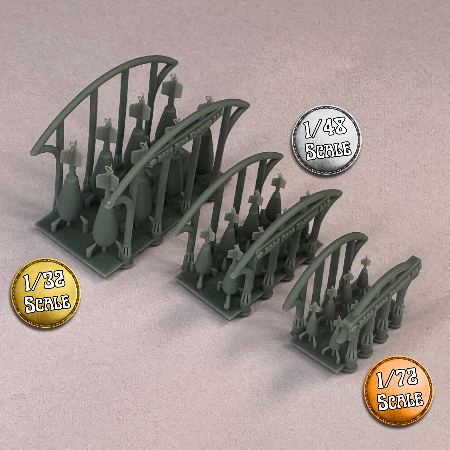 Bomb - WW1 British 10lb Hale (Set of 8)