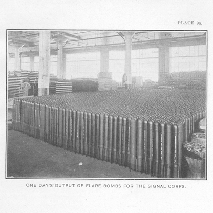 Source: HISTORY OF MILITARY PYROTECHNICS IN WORLD WAR, Ordnance Department, Government Printing Office,Washington, 1920