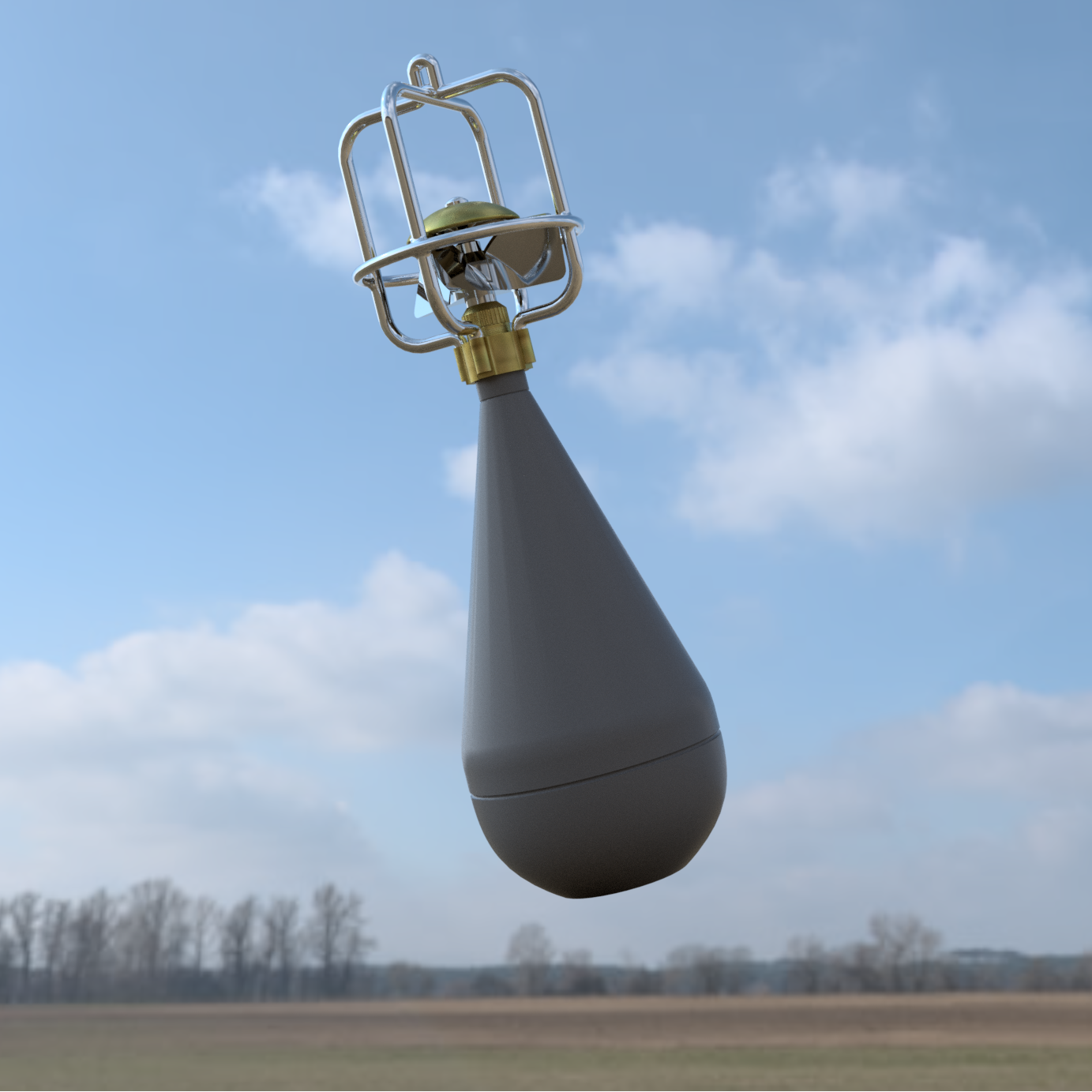 Bomb - WW1 German Carbonit Sprengbombe (Cage Type) (Set of 8)