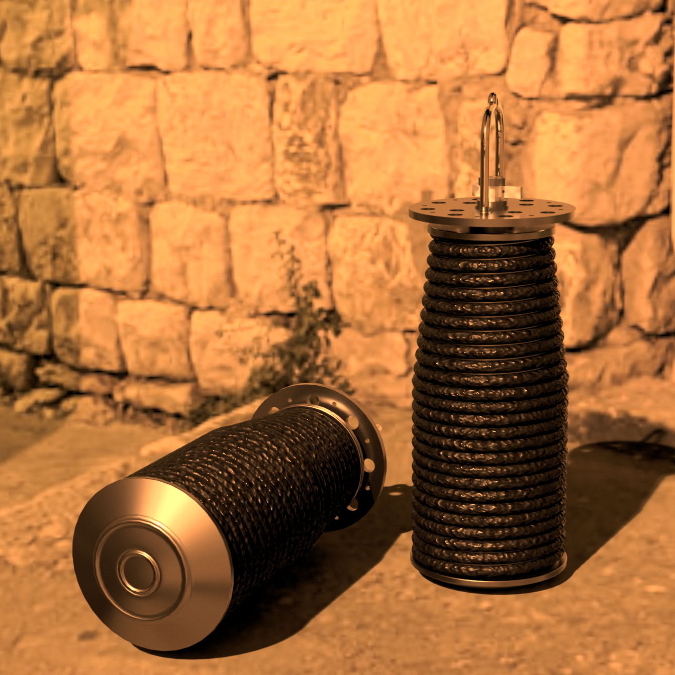 Bomb - WW1 German Goldschmidt Cylindrical Incendiary (Set of 8) – Aero ...