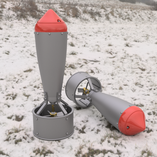 Bomb - WWI Russian 10Kg Oranovsky High-Explosive (Set of 8)