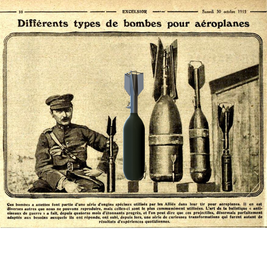 Bomb - WW1 Belgian 15kg  Battaille (Set of 8)